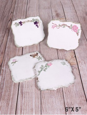 Floral Picture Frame Set (4pcs)